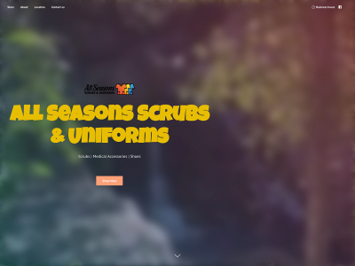 www.allseasonsscrubsanduniform.com snapshot