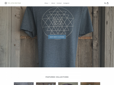 www.thelotusboutique.com snapshot