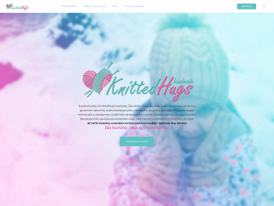 knittedhugs.lt snapshot