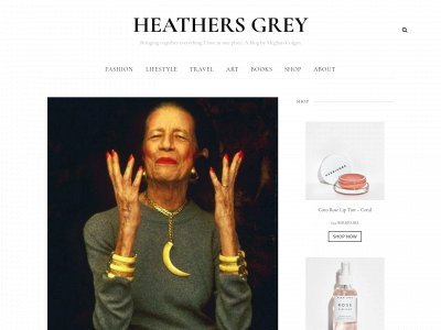 heathersgrey.com snapshot