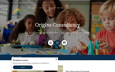originsconsultancy.com snapshot