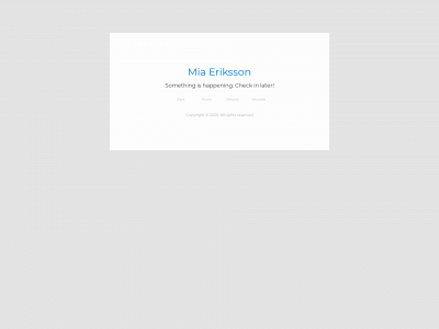 miaeriksson.one snapshot