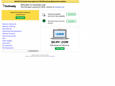 riseswim.com snapshot