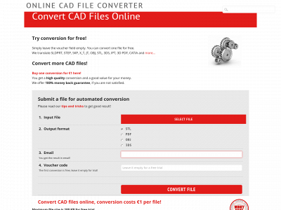 convertcadfiles.com snapshot