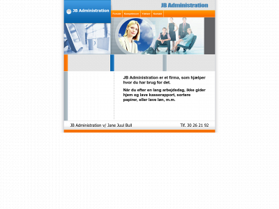 jbadministration.dk snapshot