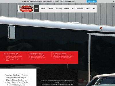touchofclasstrailers.com snapshot