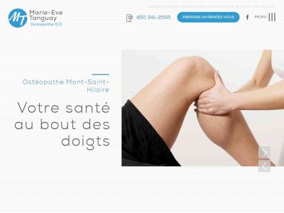 osteopathie-marieevetanguay.com snapshot