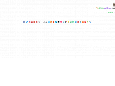 weadoreallcats.com snapshot