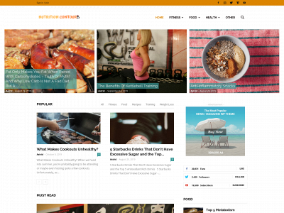 nutritioncontour.com snapshot