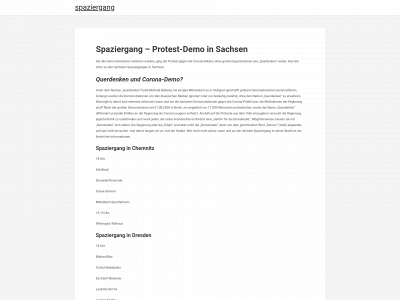 spaziergang.net snapshot