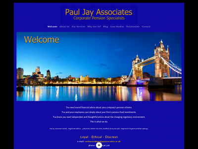 pauljayassociates.co.uk snapshot
