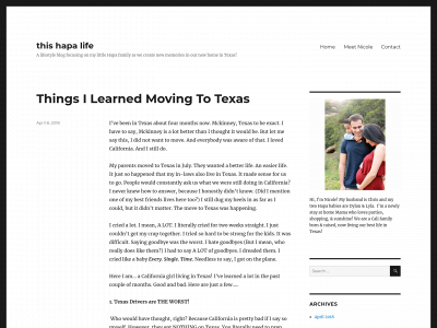 thishapalife.com snapshot