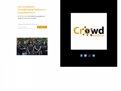 crowdwallstreet.com snapshot