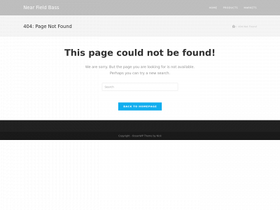 nearfieldbass.com snapshot