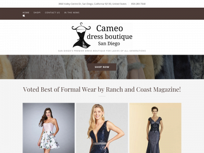 cameodressboutique.com snapshot