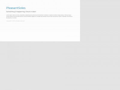 pleasantsoles.com snapshot