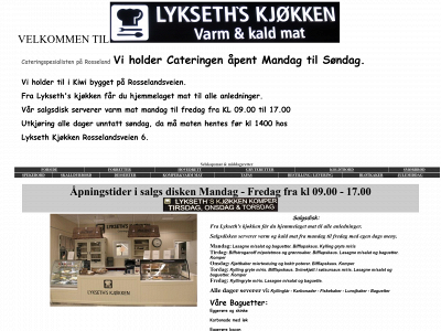lykseth-kjokken.no snapshot