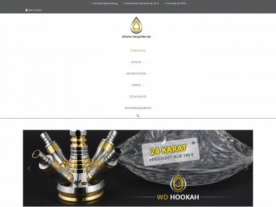 shisha-vergoldet.de snapshot
