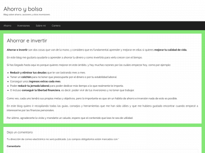 ahorroybolsa.com snapshot