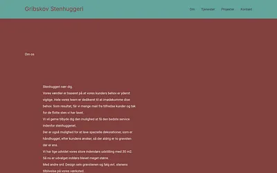 gribskovstenhuggeri.dk snapshot