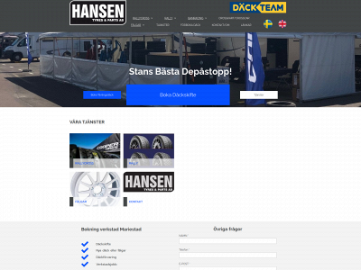hansentyres.com snapshot