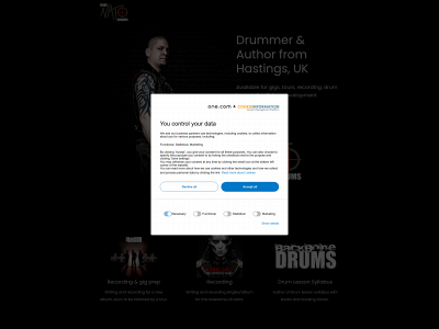 davenatodrums.com snapshot