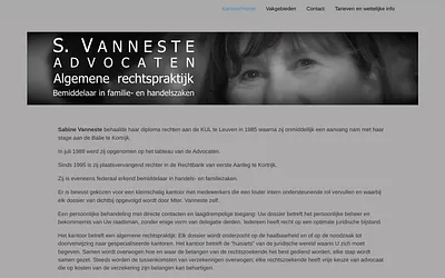 advocaatvanneste.be snapshot