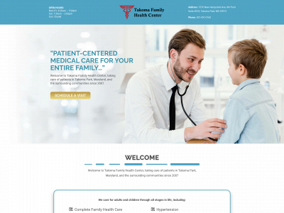 takomafamilyhealthcenter.com snapshot