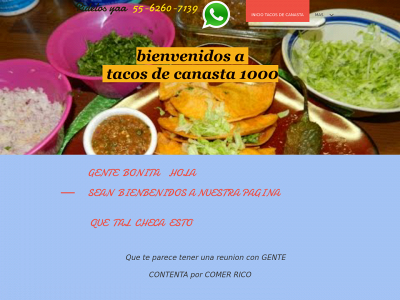 tacosdecanasta1000.com.mx snapshot