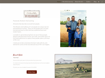 amandagriffeyfineart.com snapshot