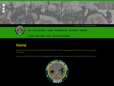 pvcg-hockey.com snapshot