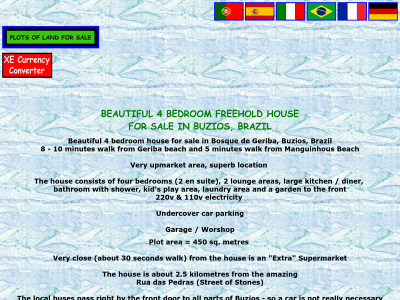 buzioshouse.com snapshot