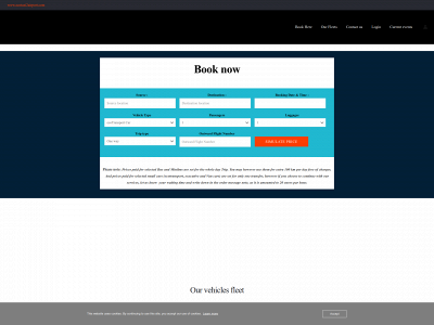 ecotaxi2airport.com snapshot