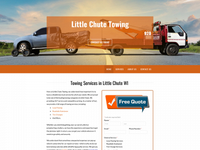 www.towingserviceslittlechute.com snapshot