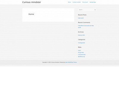 curiousmindster.com snapshot