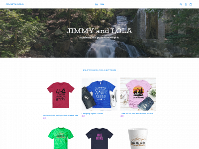 jimmyandlolaadventures.com snapshot