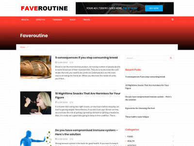 faveroutine.com snapshot