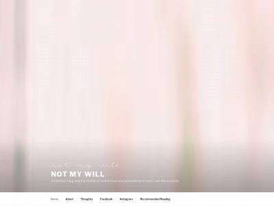lordnotmywill.com snapshot