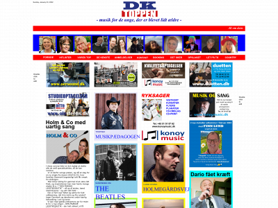 dktoppen.dk snapshot