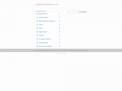 ignifugoscastanares.com snapshot