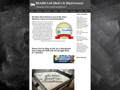 bzams.com snapshot