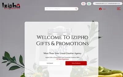 www.iziphogifts.co.za snapshot