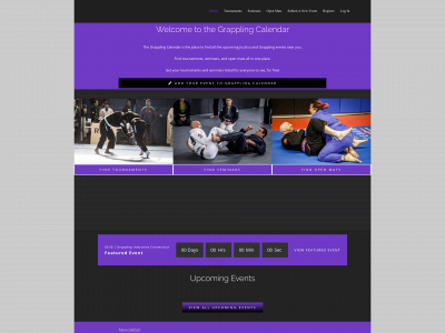 grapplingcalendar.com snapshot