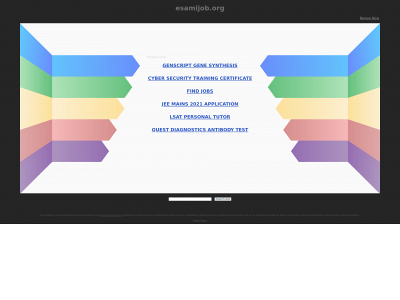 esamijob.org snapshot