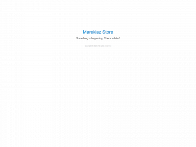 mareklaz.es snapshot