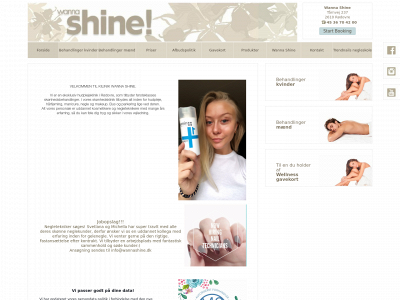 wannashine.dk snapshot