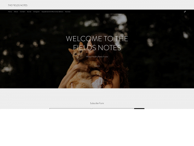 thefieldsnotes.com snapshot