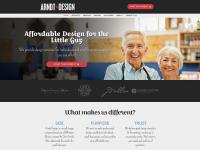 arndtdesign.com snapshot
