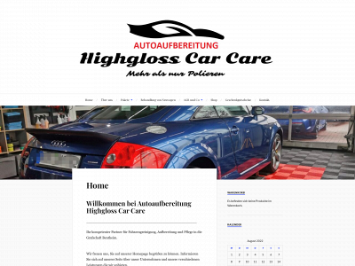 highgloss-carcare.eu snapshot