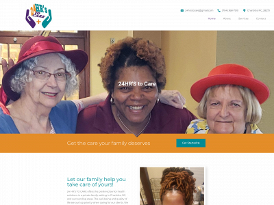 24hourstocare.com snapshot